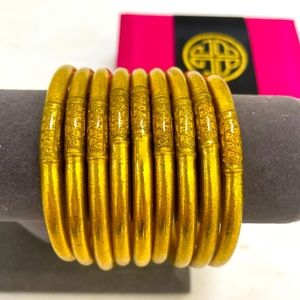 BuDhaGirl Gold All Weather Bangles! Size Small